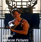 Anthony, as Rainman, focuses his energy in the dojo
