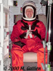 Anthony in the cockpit