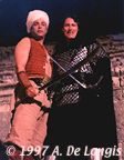 Anthony and Richard after final fight in Coliseum.